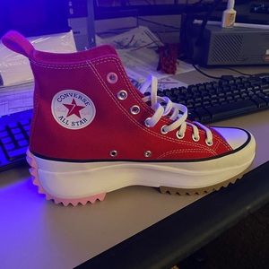 University redpeony pink converse